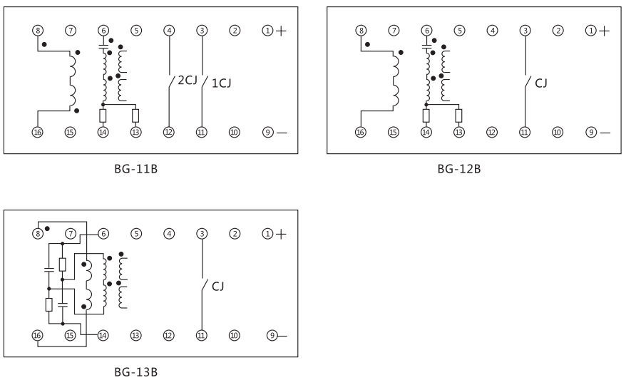  BG-11B內部接線及外引接線圖